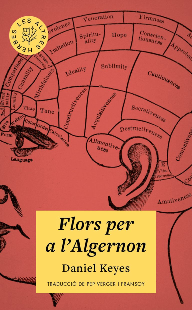 Coberta del llibre | Flors per a l'Algernon de Daniel Keyes | Editorial Males Herbes