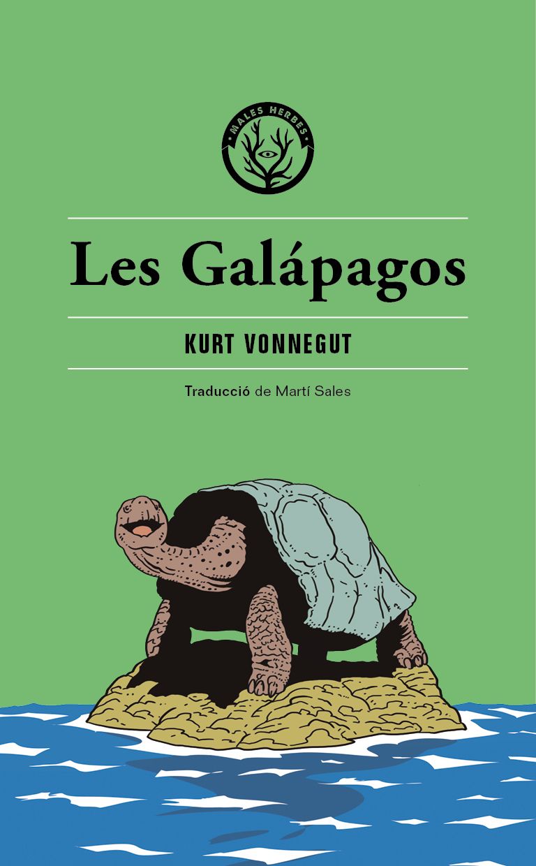 Coberta del llibre | Les Galápagos de Kurt Vonnegut | Editorial Males Herbes